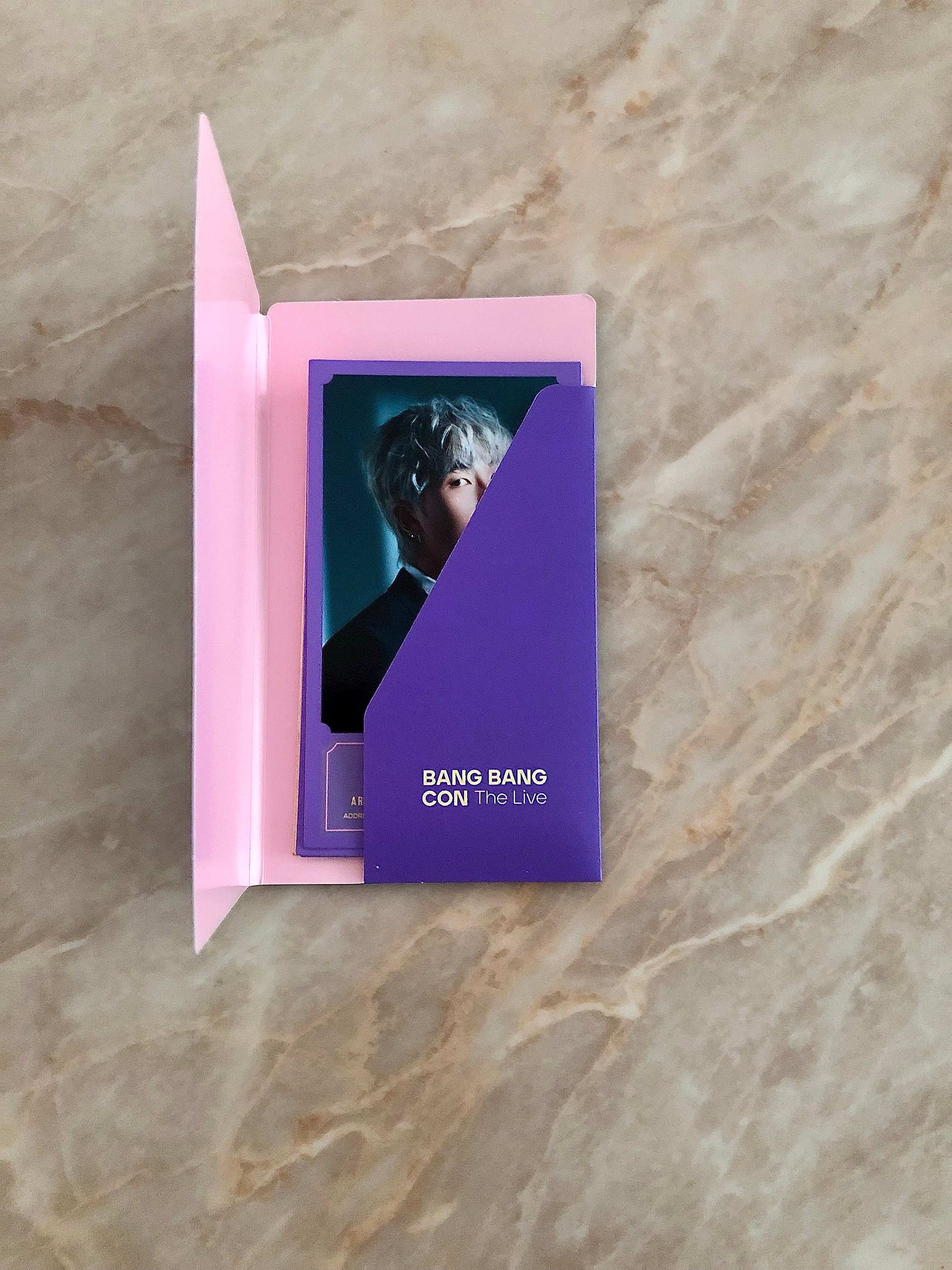 BTS Official BANGBANGCON: the Live Message Photo-cards (individual