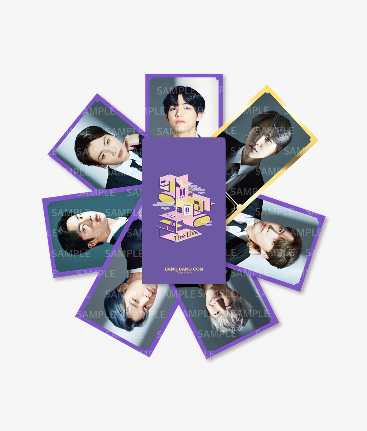 BTS Official BANGBANGCON: the Live Message Photo-cards (individual
