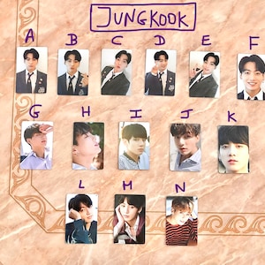 BTS OFFICIAL DICON Jungkook Photo-cards (Sold Individually)