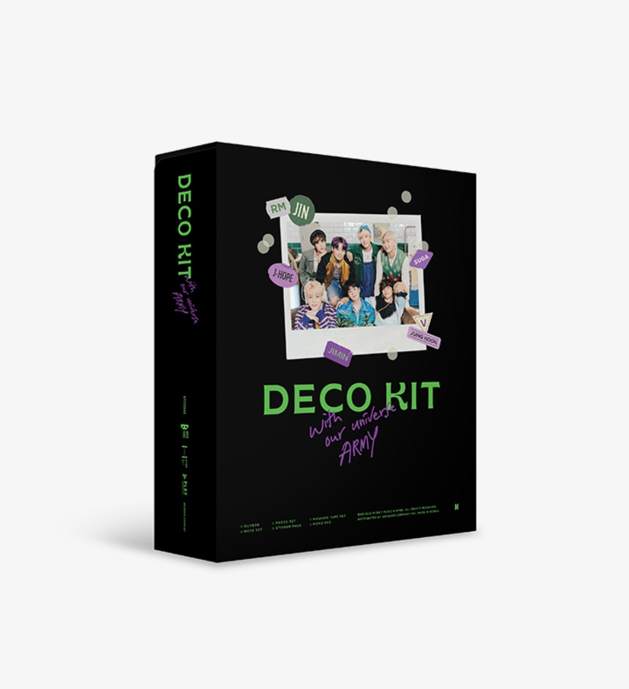 BTS OFFICIAL Double-sided Photo-cards From the Deco Kit (sold