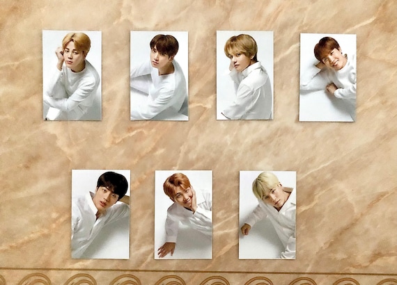 OFFICIAL BTS X VT Photo-cards - Etsy