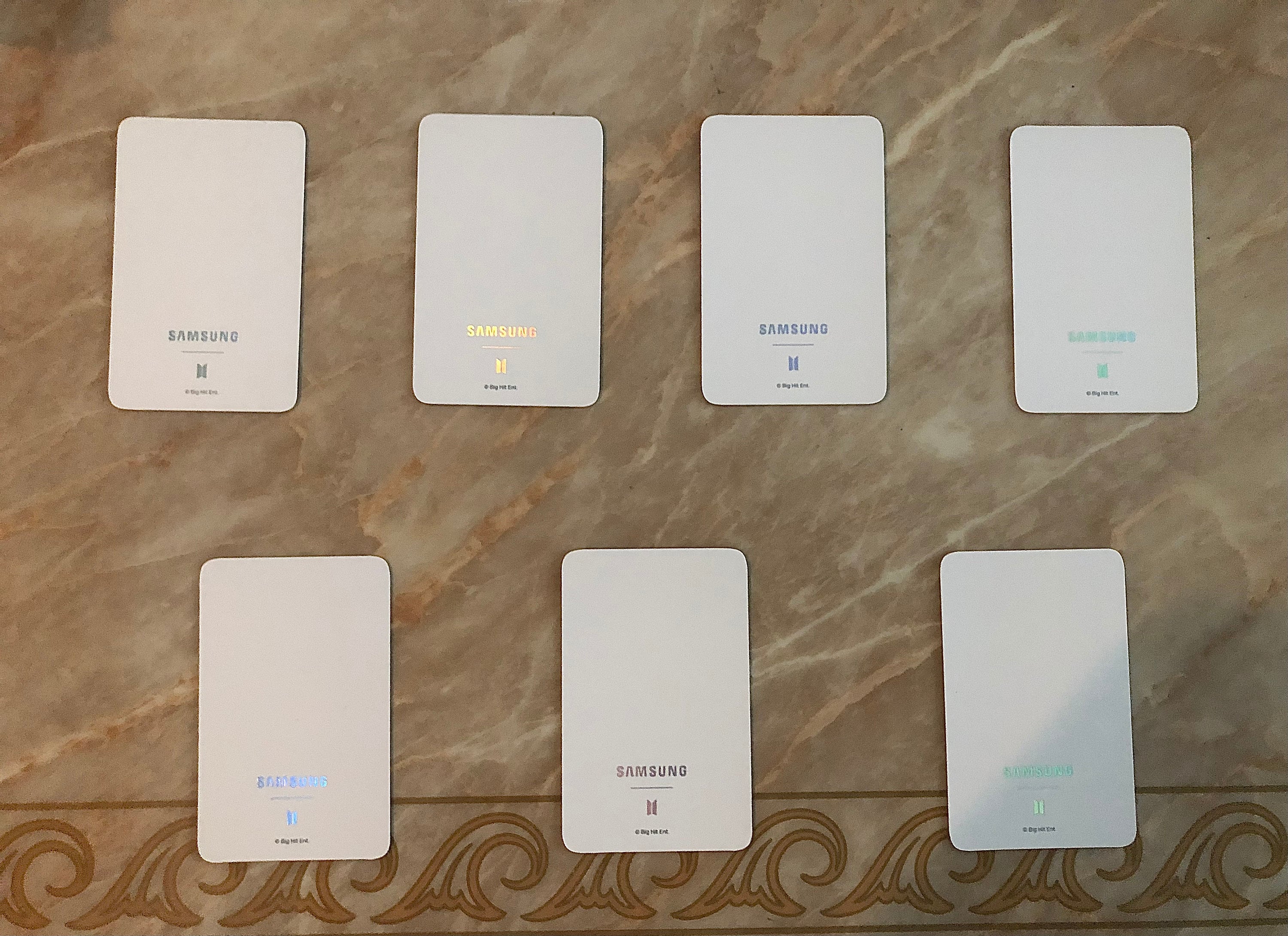 BTS X Samsung Official Photocards - Etsy