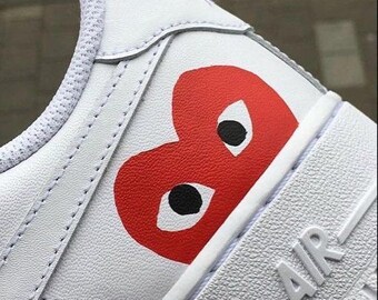 Custom Air Force 1 Cdg - Etsy