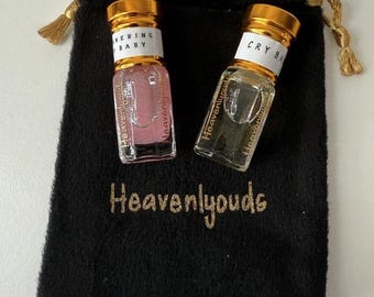 Set DUO Cry Baby (inspirado en Melanie Martinez) Aceite perfumado + Aceite perfumado brillante