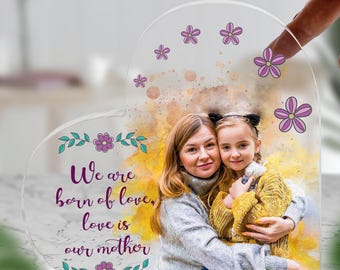 Best Grandma Ever Acrylic Plaque - Heartwarming Gift For Grandma, Birthday, Mothers Day, Christmas Decor With Butterfly Design
