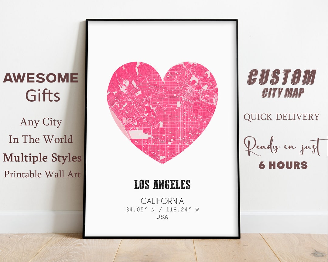 Custom Map Print Custom City Map - Il 1080xN.4728115201 Jymm 