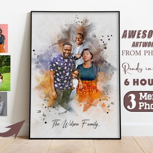 Add deceased someone to photo - Custom gift and memorial-Add Person to Photo - Combine Photos - Family Portrait From Merging Multiple Photos
