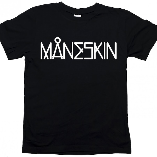 Maneskin T-shirt Maglietta 100% Cotton Unisex - Child & Adult