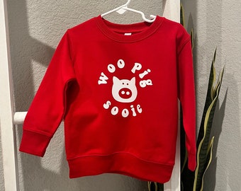 Arkansas Razorbacks, Arkansas Razorbacks Toddler Sweatshirt, Woo Pig Sooie Toddler Sweatshirt