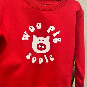 Arkansas Razorbacks, Arkansas Razorbacks Toddler Sweatshirt, Woo Pig Sooie Toddler Sweatshirt image 3