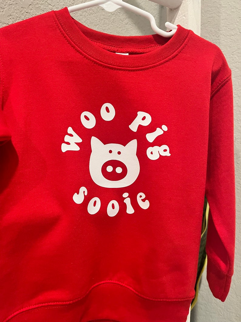 Arkansas Razorbacks, Arkansas Razorbacks Toddler Sweatshirt, Woo Pig Sooie Toddler Sweatshirt image 3