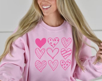 Valentine's day sweatshirt, Valentine's day shirt, Valentine's day teacher sweatshirt, cute valentine's sweatshirt