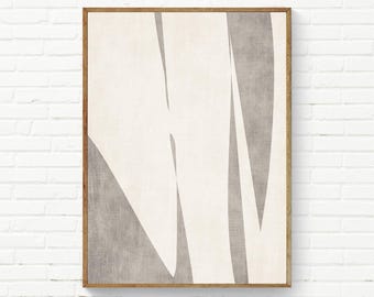 Living Room Minimalist Neutral Print, Bedroom Neutral Wall Art, Modern Minimalism Artwork