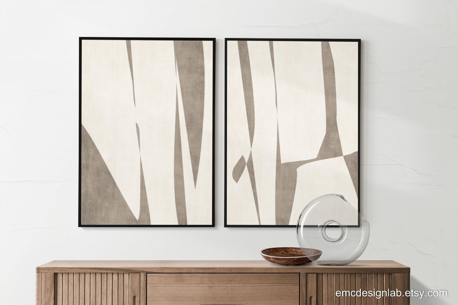 Living Room Minimalist Neutral Print Bedroom Neutral Wall - Etsy