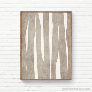 Neutral Wall Art Beige Cream Organic Shapes, Office Minimalist Decor, Neutral Colors Wall Art, Muted Abstract Prints