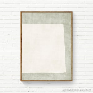 Linen Texture Light Green Wall Art, Neutral Green Art Print, 30x40 24x36 50x70 61x91 Wall Art, Minimal Abstract Green Art Print