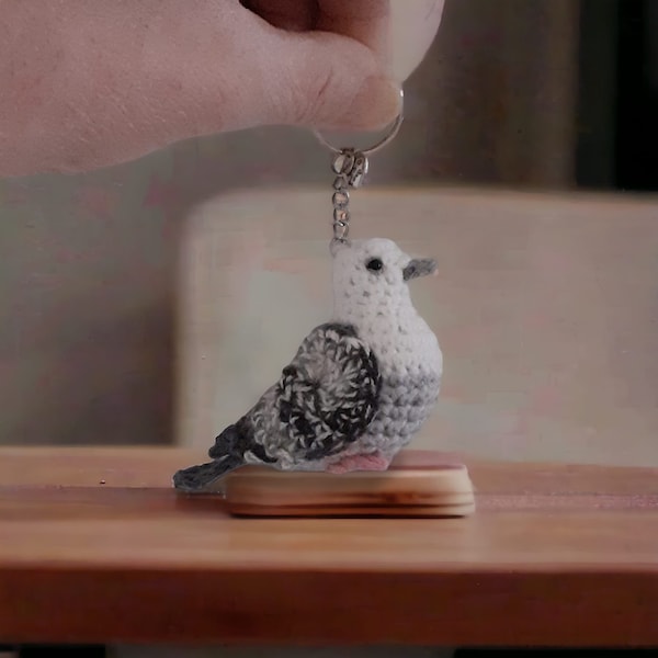 Cute Pigeon Keychain