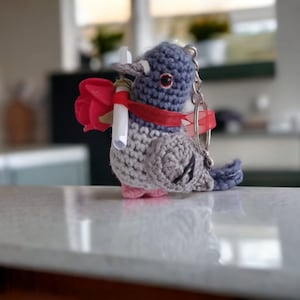 Cartoon Pigeon keychain