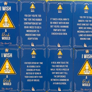 I Wish A D*ck Would Oracle Deck 60 Cards for Boss Babes, Positive Empowered Sassy Women Adult humor deck vloekwoorden grappig orakelspel