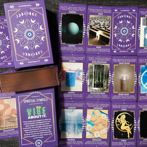 100 Cards Spiritual Symbols Volume 2 With Upright/ Reverse Messages For Guidance, Meditation, Inner Growth, Enlightenment & Healing