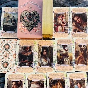 80 Karte Regal Romance Deck für Beziehungen, Liebe, Leben und Soulmate Verbindungen Aufrechte und Umkehrung Nachrichten