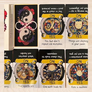 NIEUW Fate and Free Will Oracle Deck 60 kaarten voor ja of nee antwoorden, vragen over leven, liefde en carrière