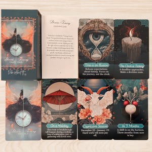 NEW Divine Timing Oracle Deck 80 Cards for Guidance on Career, Love and Relationships