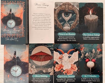 Oráculo del Tiempo Divino: 80 cartas para orientación profesional, amorosa y relaciones.