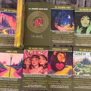 Oz Enchanted Wisdom Oracle Deck for Inner Guidance, Goals, Empowerment, Wisdom, Life Readings