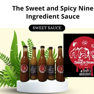 The organic gluten free  Vegan sweet and spicy less ingredient BBQ Sauce goes on everything adding a unique sweetness & heat.