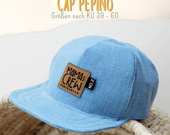 Cap, PDF Sewing Pattern, Baseball Cap, Girl, Boy, Child, Men, Sewing Instructions, Sewing Pattern, Sewing Instruction, Kid, Girl