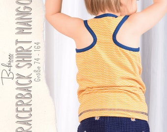 Racerback Top, PDF Sewing Patterns, Girls, Boys, Top, Child, Sewing Instructions, Sewing Pattern, Sewing Instructions, Kid, Girl