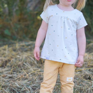 Top Rose, PDF Schnittmuster, Long Sleeve,  Mädchen,  Nähanleitung, Sewing Pattern, Sewing Instruction, Kid, Girl, Langarm Shirt, Ruffle