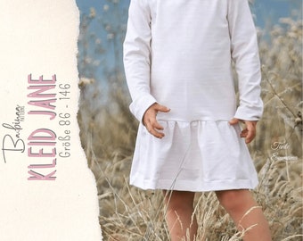 Dress Jane, PDF Sewing Patterns, Girl, Dress, Tunic, Child, Sewing Instructions, Sewing Pattern, Sewing Instruction, Kid, Girl
