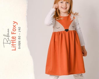 Little Foxy sewing pattern + plotter file and appliqué