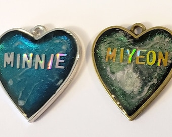 Resin pendant/keychain for (G)i-dle