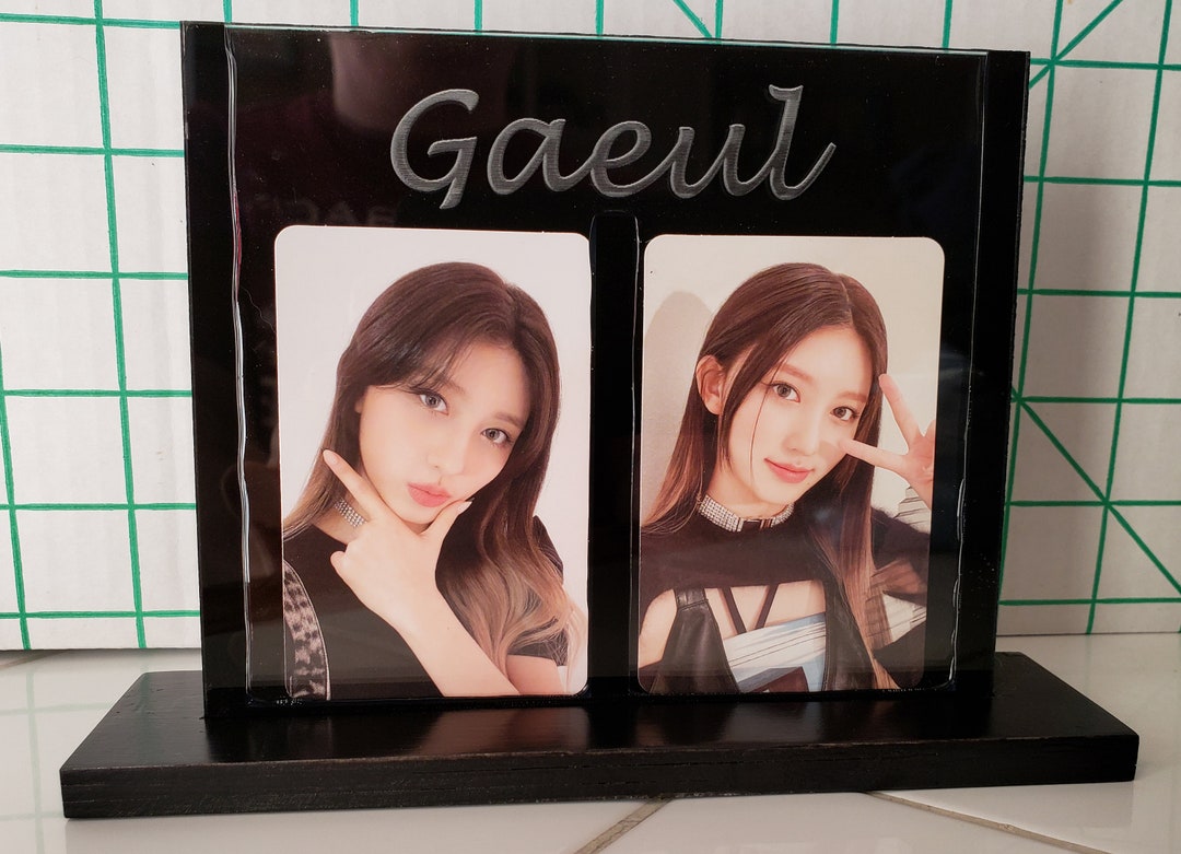 Laser Cut Customized Acrylic Photocard Frame for 2 Photocards - Etsy
