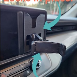 Cubby Phone Mount for Ford Maverick FITS, Cubby Changer Jumbo, FITS 2022 - 2024