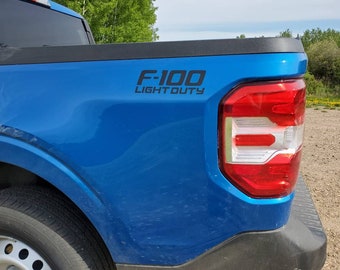 F100 Light Duty Ford Maverick Decal - FITSTHEMAVERICK - Truck Logo - Vinyl