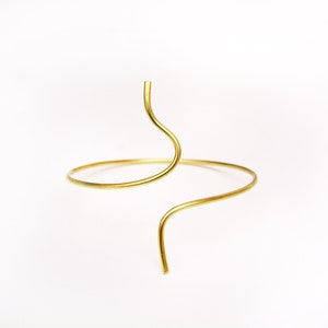 Eegant design Brass  arm cuff, bracelet cuff, Armlet Wire wrapped  ,Arm Cuff, Open end cuff,upper arm cuff