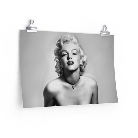 Marilyn Monroe Poster Vintage Photo Celebrity Poster - Etsy