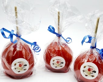 Traditional Homemade Hard Red Candy Apples (Please choose quantity from drop down box)