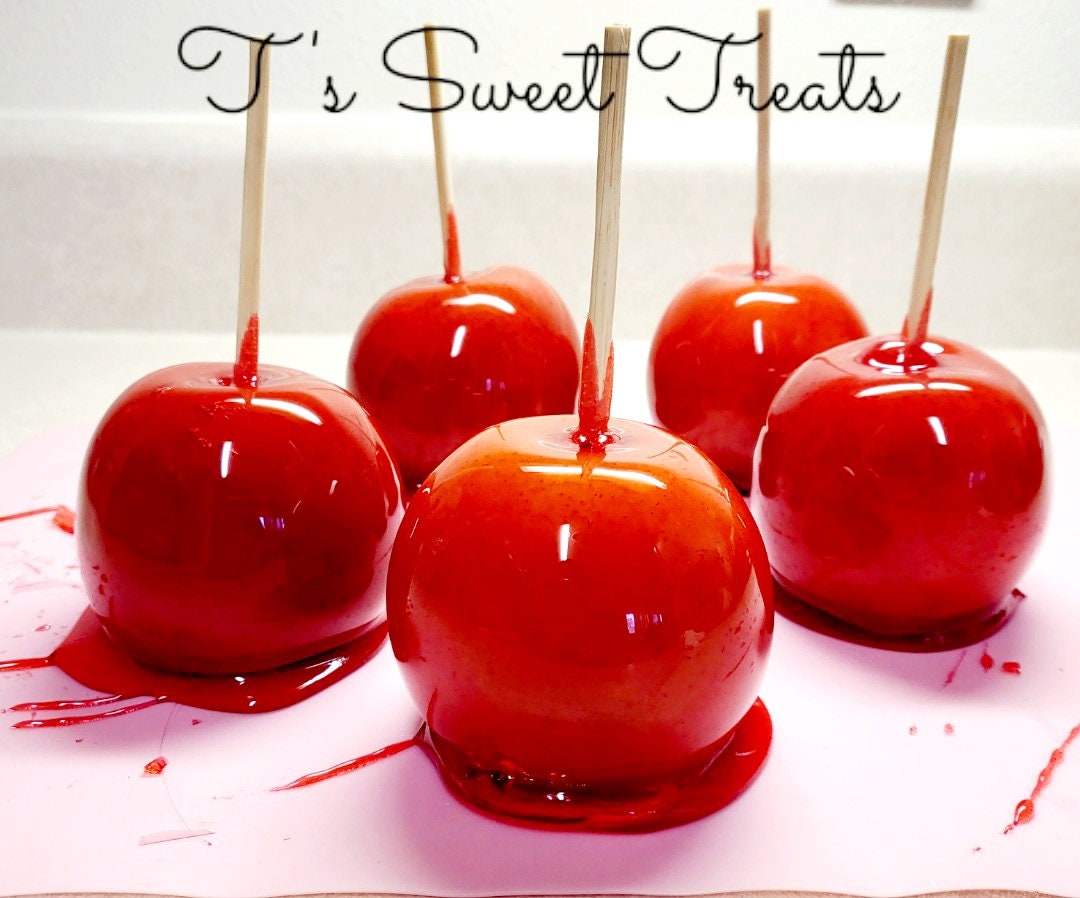 Homemade Cinnamon Hard Candy Apples please Choose Quantity From Drop