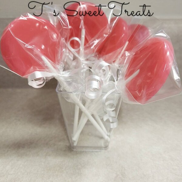 Homemade Hard Candy Traditional Flavored Round Lollipops (Please choose quantity from drop down box)