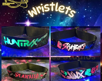 Holographic Wristlet Keychains