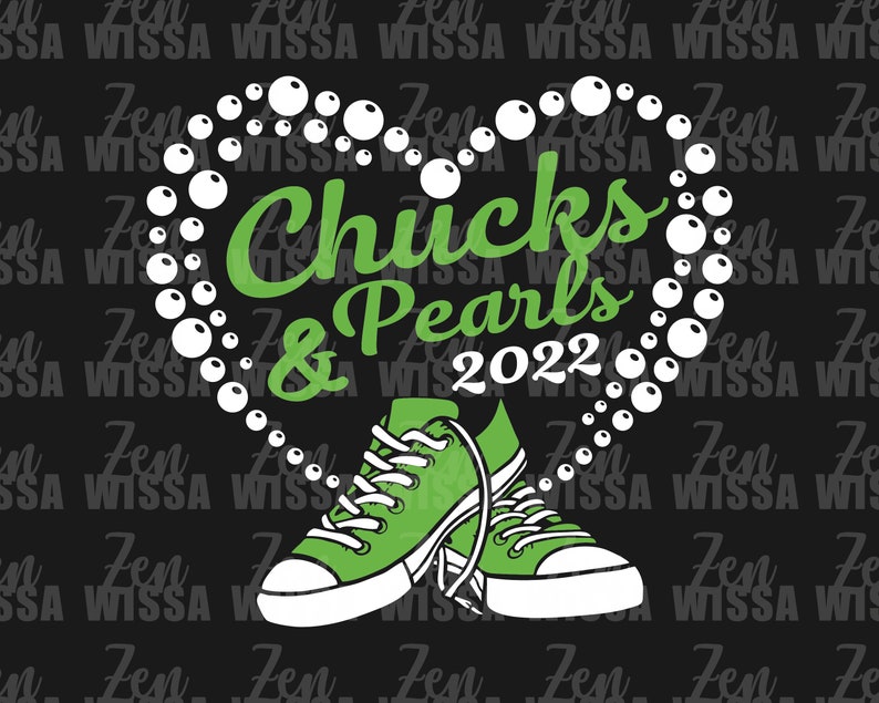 Chucks and Pearls 2022 Svg Png Cut Files Vinyl Clip Art Etsy Hong Kong