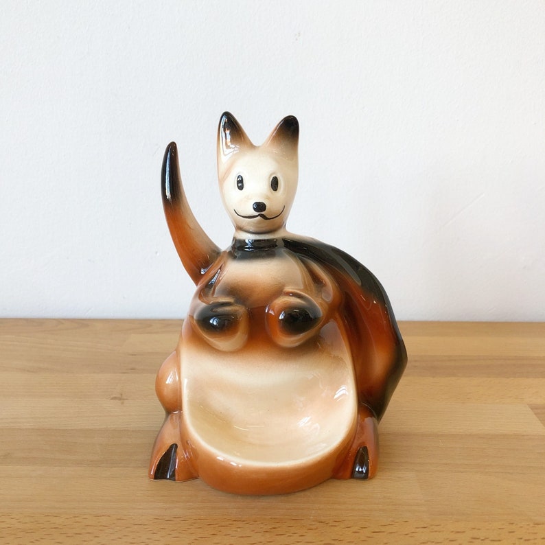 Vintage Mccoy 1956 Boxing Kangaroo Valet Caddy Pulp Fiction Etsy