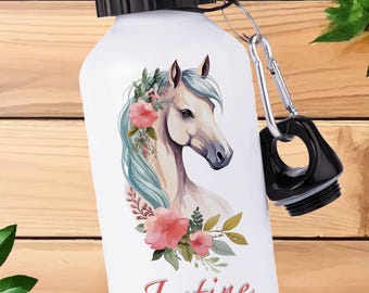 Gourde prénom personnalisé cheval