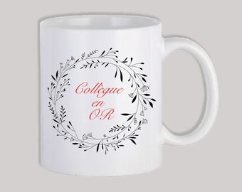 Mug Collègue en OR