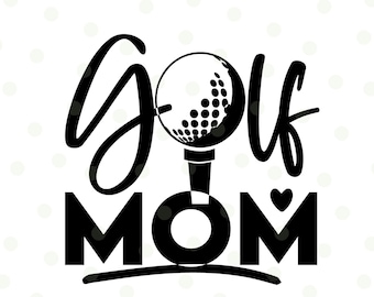 Golf mom svg, Golf Svg, Golf mom, Projekt golfowy, Piłka golfowa, Golfer Svg, Kij golfowy, Pliki Svg dla cricut, Goilf mom Png, Dxf, Sylwetka